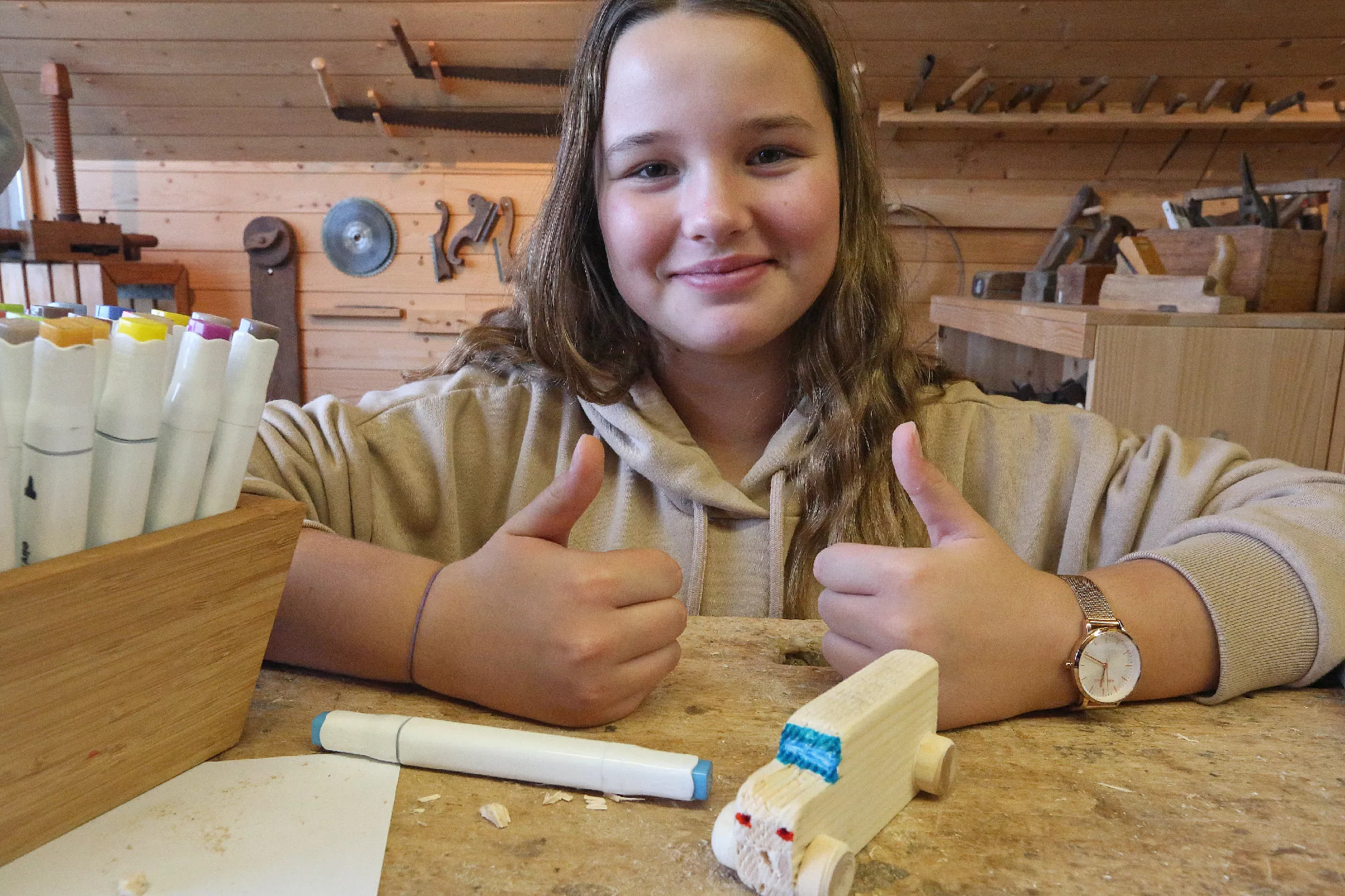 29.10.2025_Tehnika in kreativa_LESARIUS (24) Delavnice v muzeju Lesarius so del projekta Kreativa in tehnika za mlade, ki ga sofinancirata Evropska unija in Republika Slovenija v okviru Strateškega načrta skupne kmetijske politike 2023–2027 preko LAS Srce Slovenije.