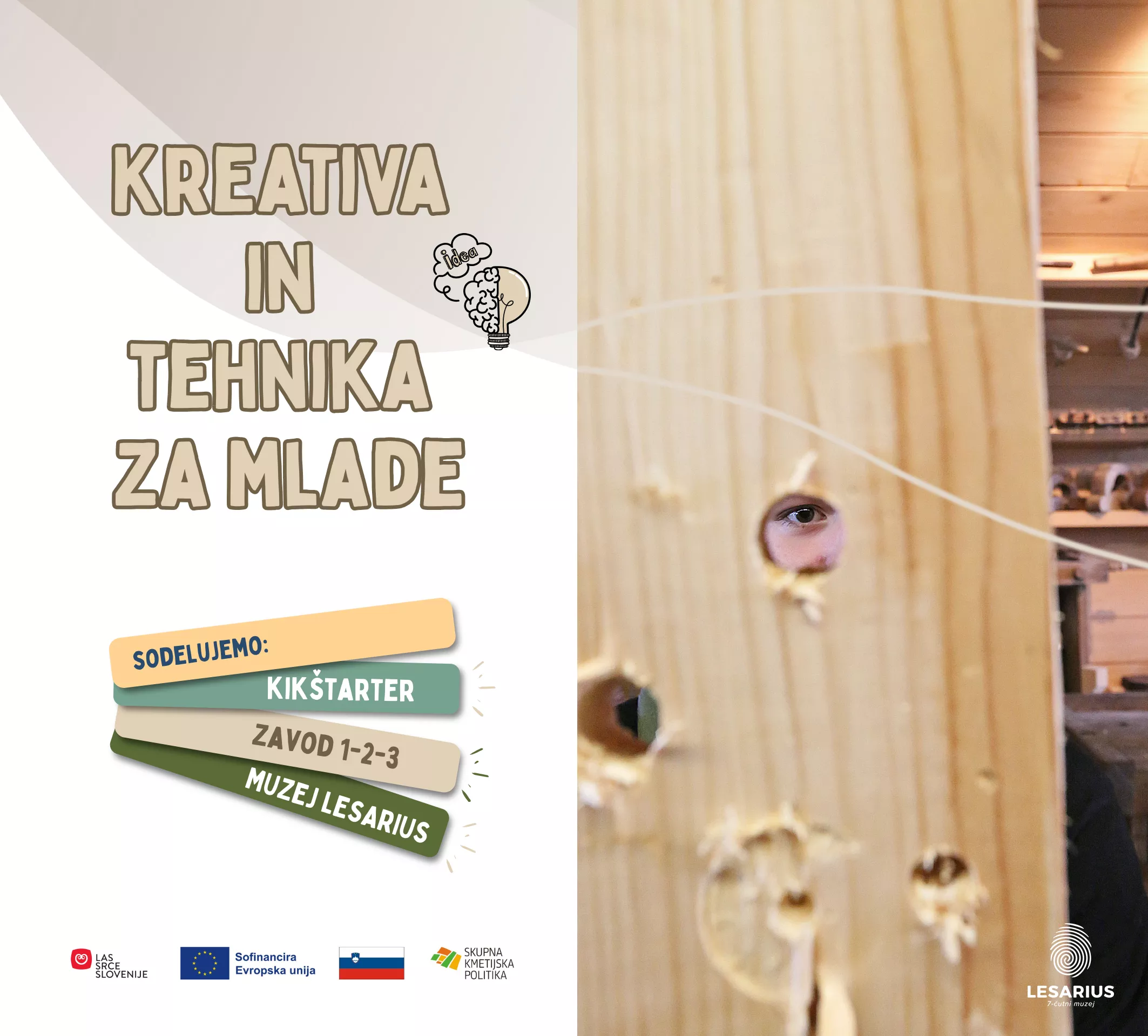 Kreativa in tehnika za mlade, vabilo