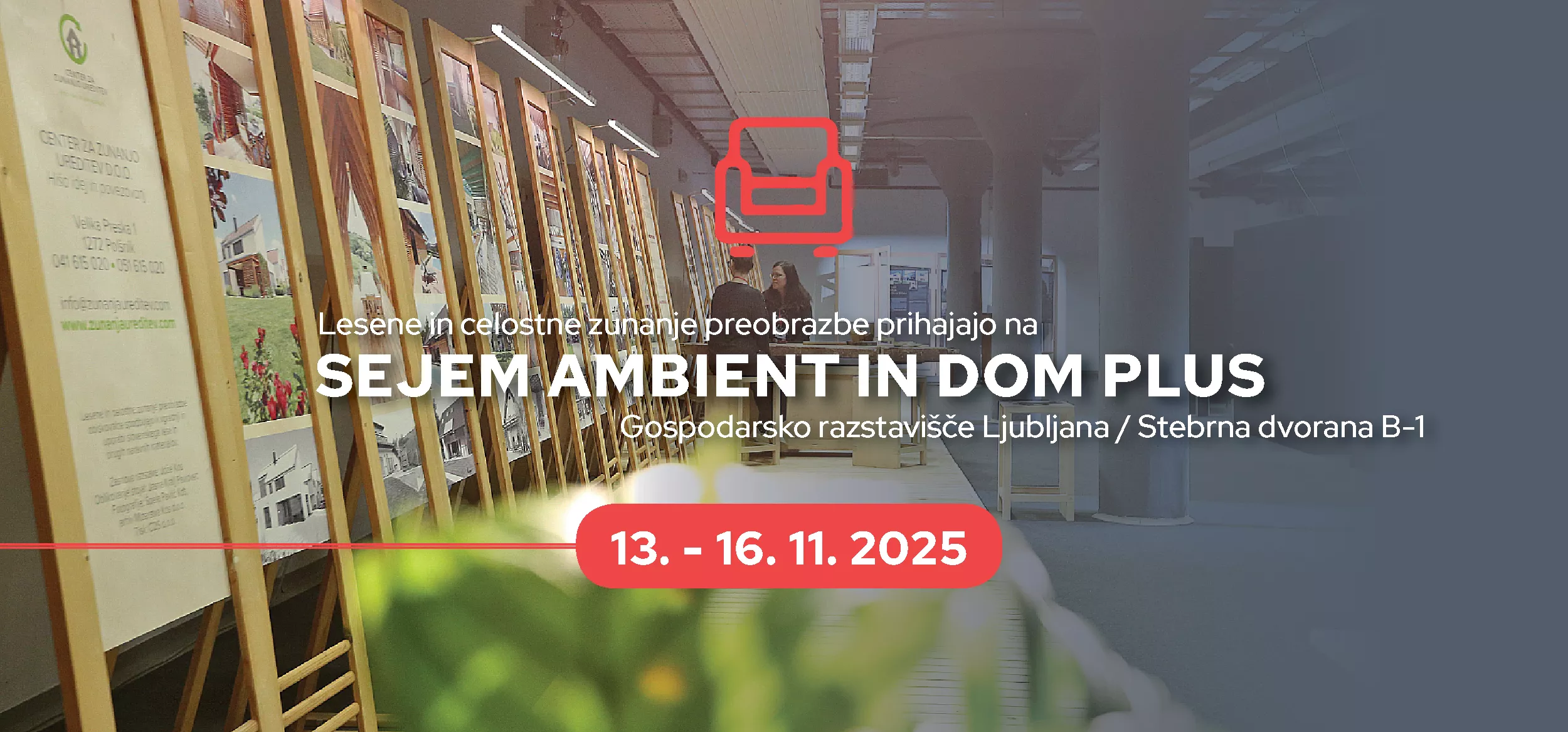 Sejem Ambient_2025 Vabilo na Sejem Ambient in dom plus 2025