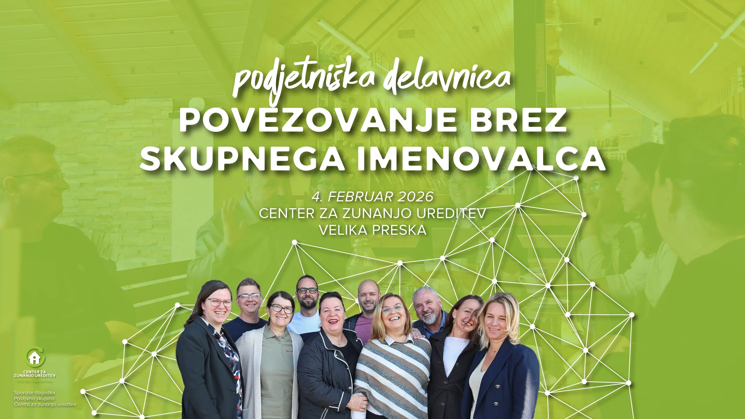 Podjetniška delavnica: Povezovanje brez skupnega imenovalca, kjer so se spoznali podjetniki različnih strok