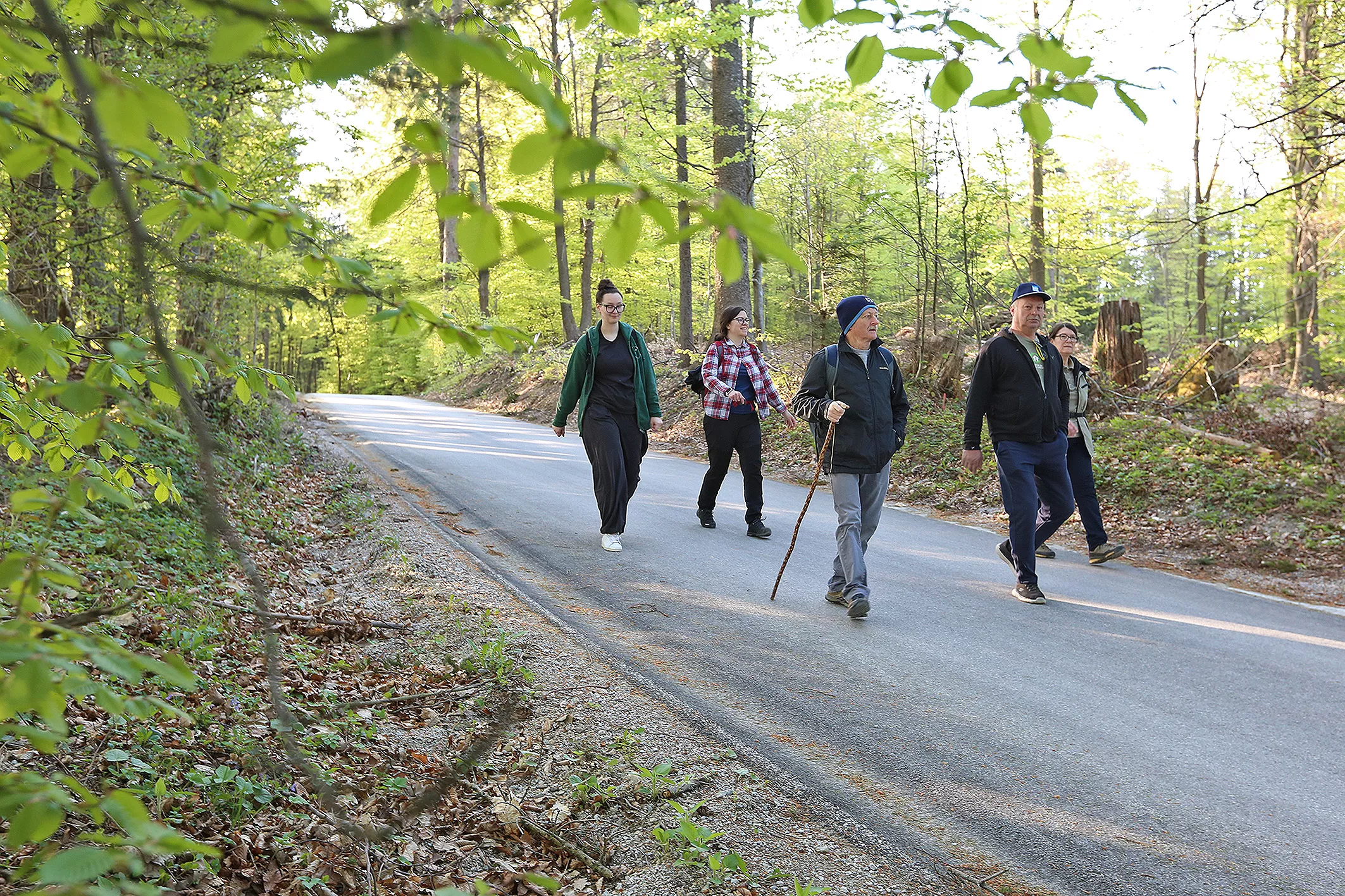 Dan zdravja v Parku Zeleni raj smo preživeli s sodelavci in ustanoviteljem parka, Miho Kosom.