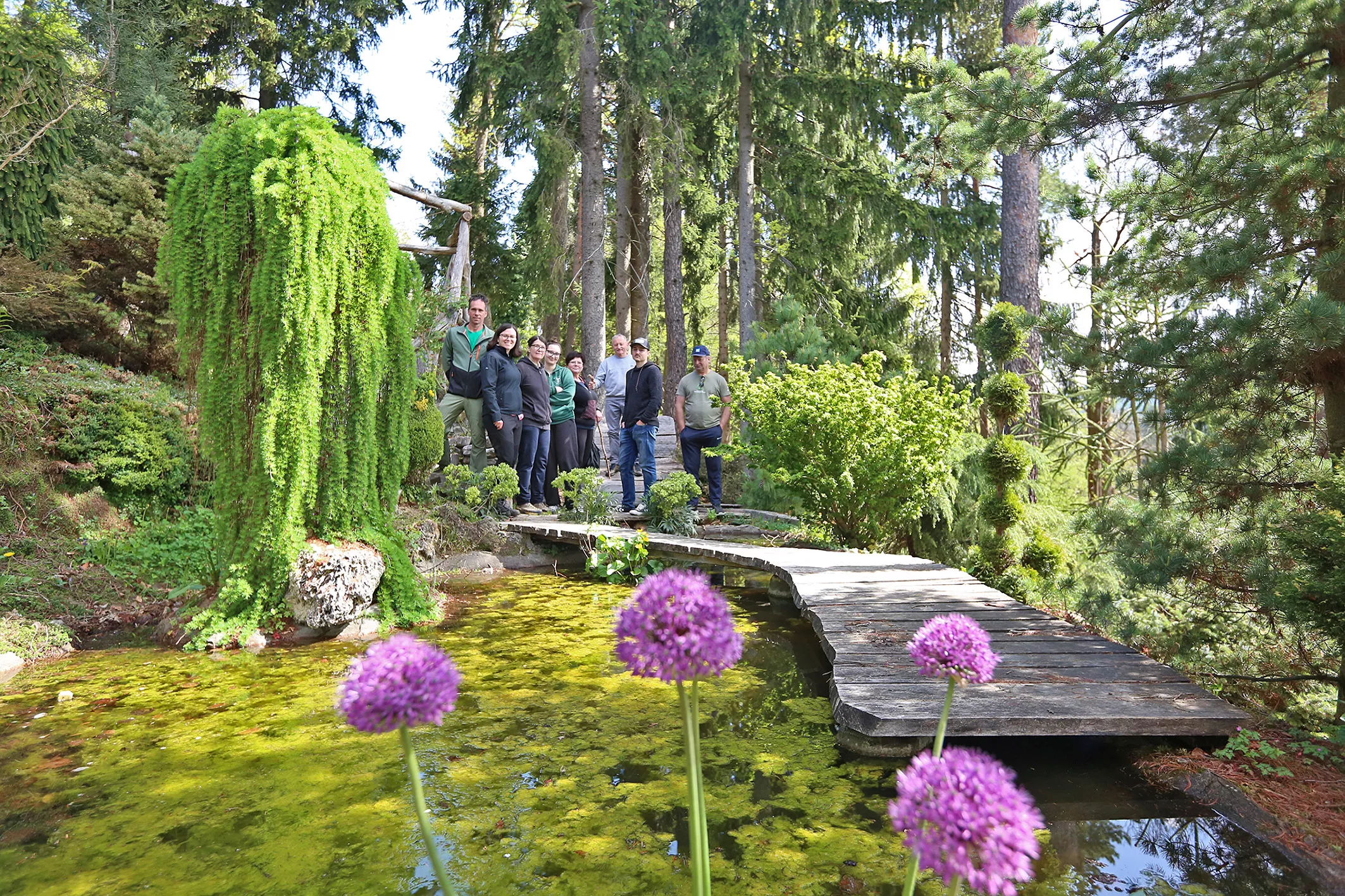 Dan zdravja v Parku Zeleni raj smo preživeli s sodelavci in ustanoviteljem parka, Miho Kosom.