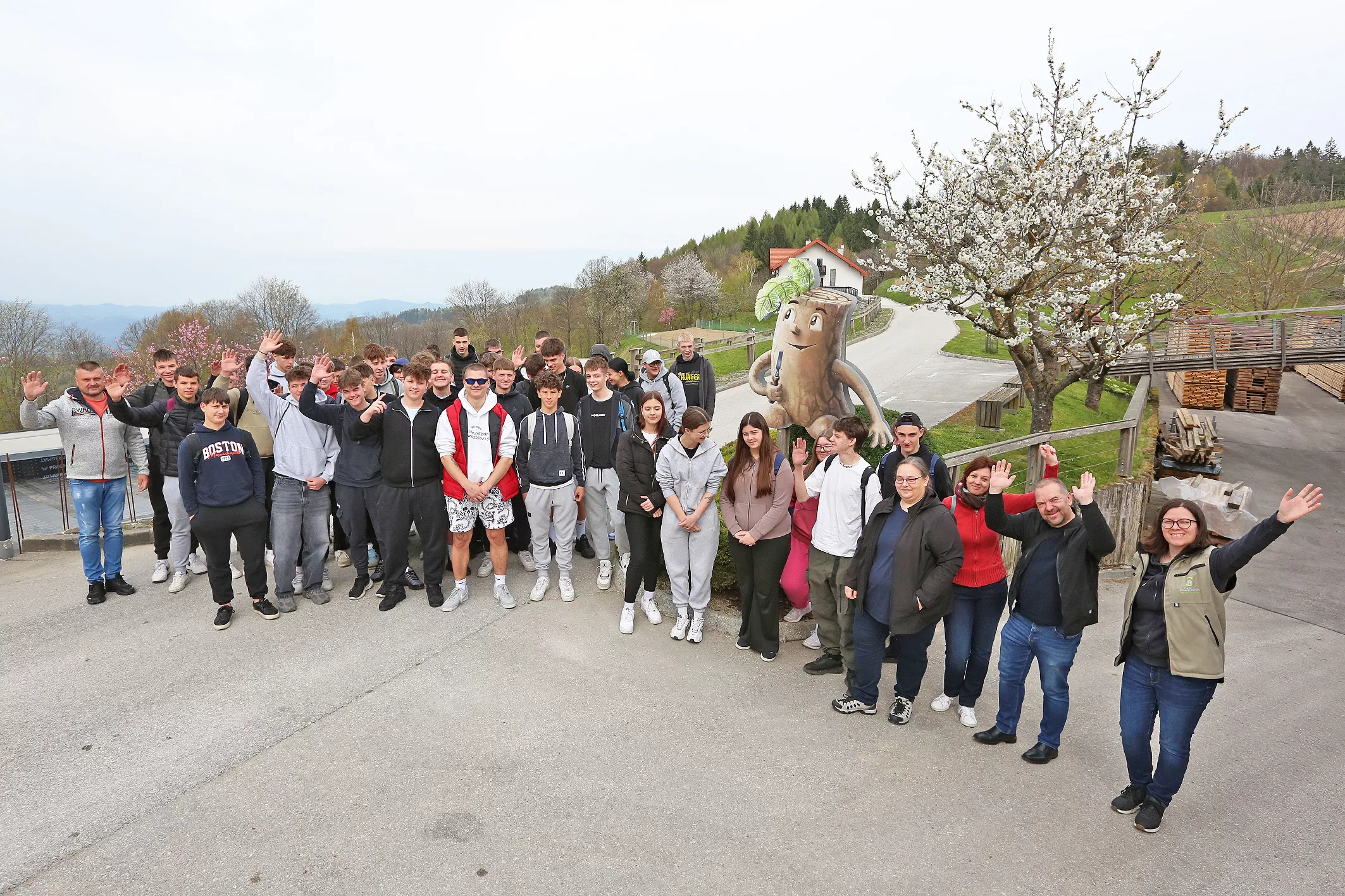 Obisk dijakov iz Srednje gradbene, lesarske in vzgojiteljske Srednje šole Novo mesto