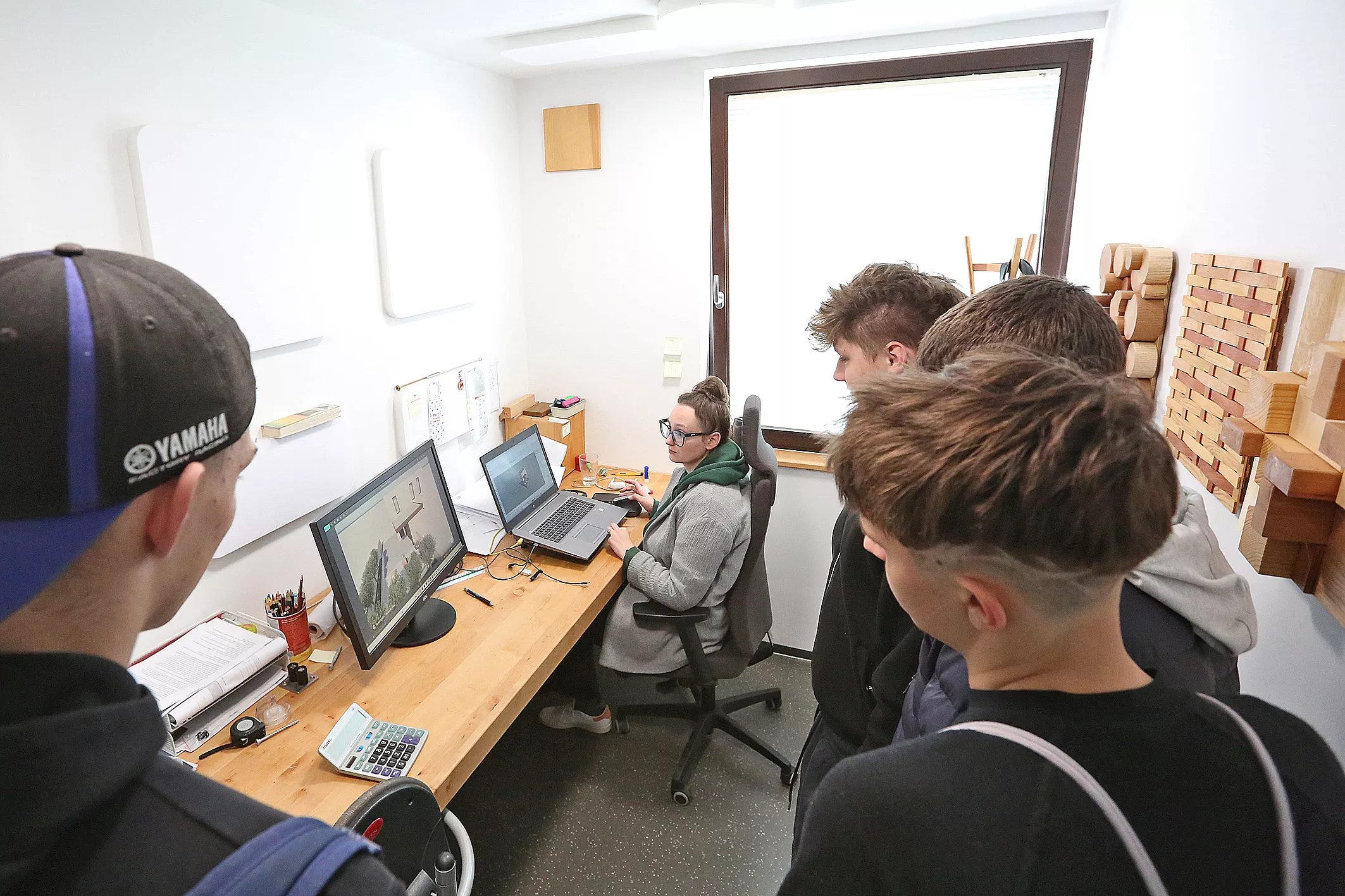 Obisk dijakov iz Srednje gradbene, lesarske in vzgojiteljske Srednje šole Novo mesto