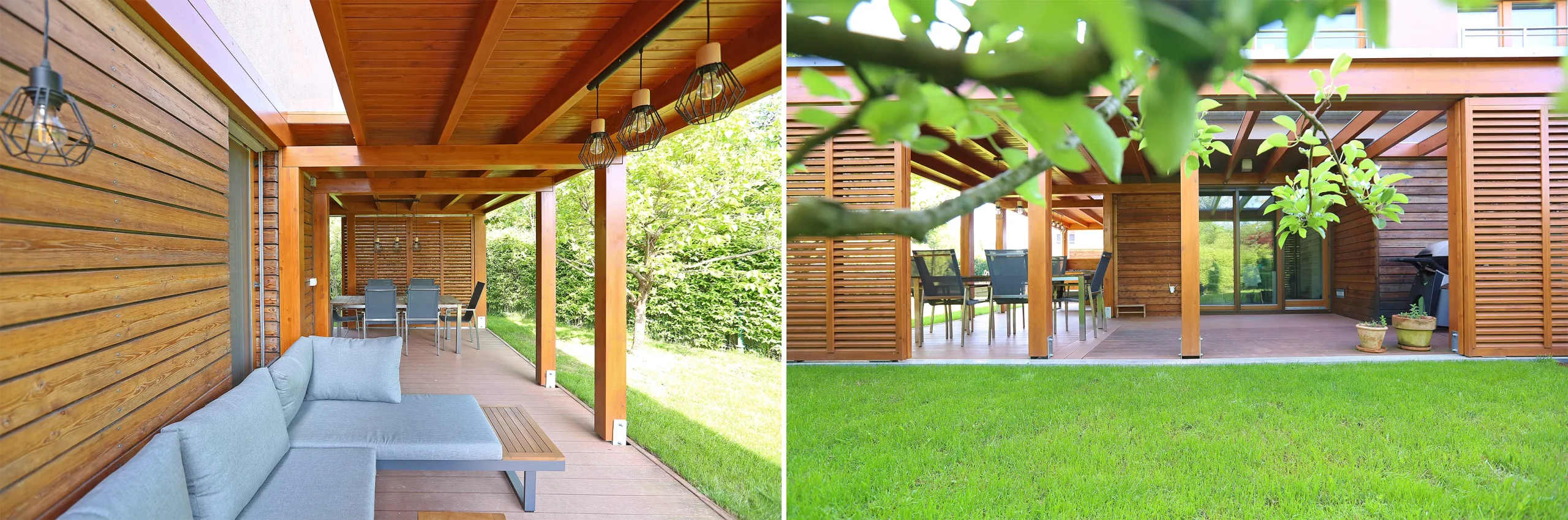 Lesena zunanja preobrazba pod Alpami_Pisarniška terasa z vonjem po magnoliji_ (15) Lesena zunanja preobrazba pod Alpami: Pisarniška terasa z vonjem po magnoliji, načrtovanje in izvedba Mizarstvo Kos d.o.o.