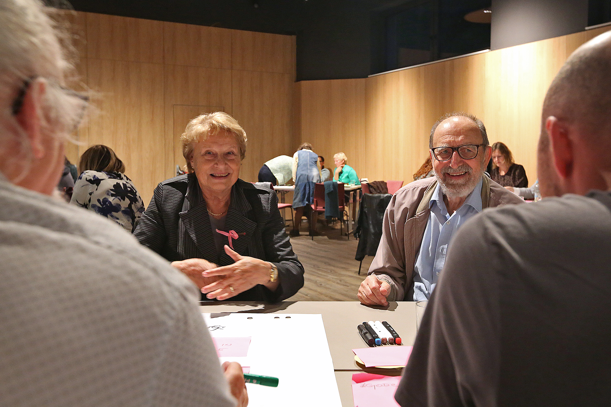 LES IN ZDRAVJE_LAS Srce Slovenije (32) Les in zdravje, posvet in delavnica v organizaciji Mizarstva Kos in LAS Srce Slovenije združila različne poglede in razmišljanja v Kongresnem centru Term Snovik