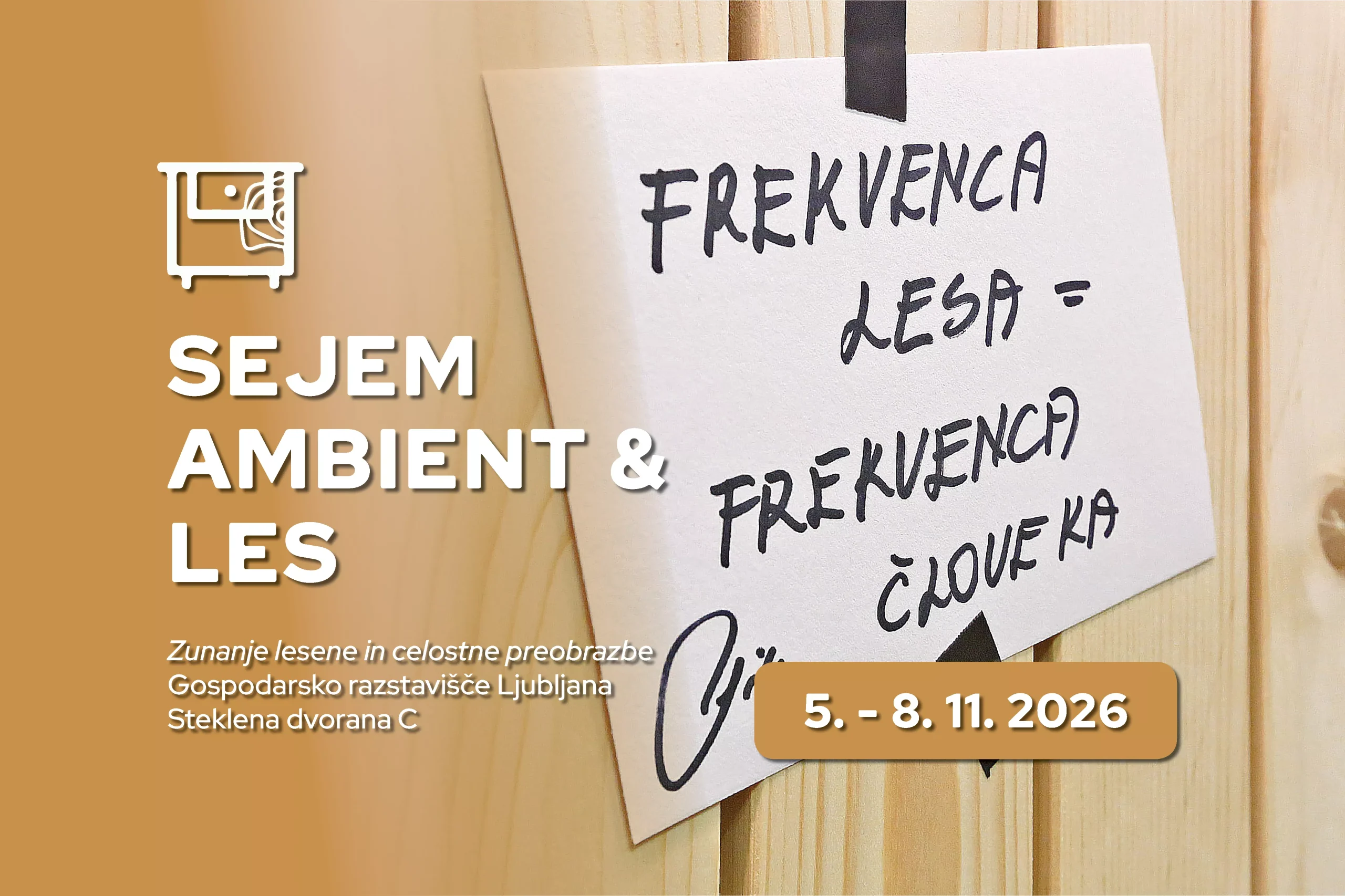 Vabljeni na sejem Ambient in les, kjer razstavlja Mizarstvo Kos d.o.o. s Centrom za zunanjo ureditev d.o.o.